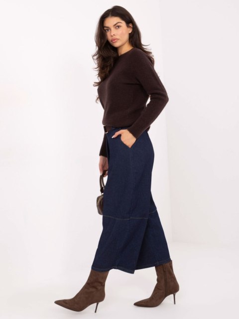 Wygodne kuloty jeansowe do pracy i na co dzień