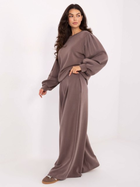 Szerokie spodnie z wysokim stanem i elastycznym pasem – MOOIJ