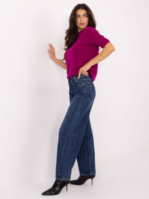 Kobiecy sweter z alpaką w intensywnym kolorze – Stylowy Wieszak