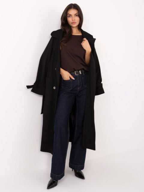 T-shirt RV-TS-4662.04X ciemny brązowy S