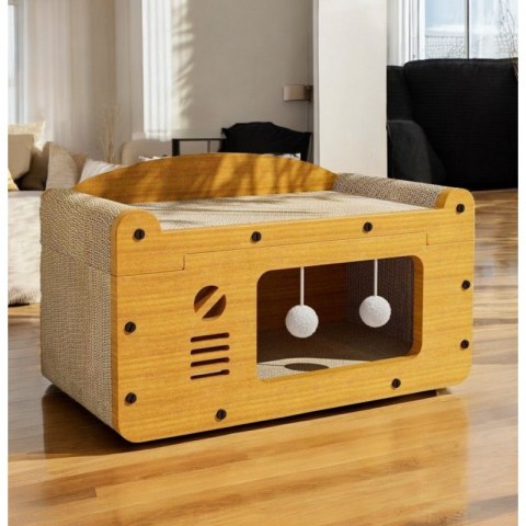 DOMEK DLA KOTA - budka, legowisko, drapak - 56 cm KOT18