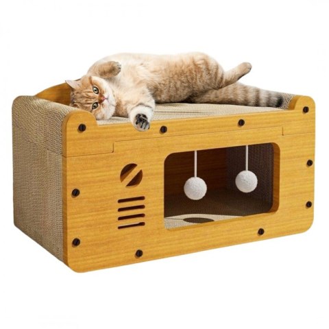 DOMEK DLA KOTA - budka, legowisko, drapak - 56 cm KOT18