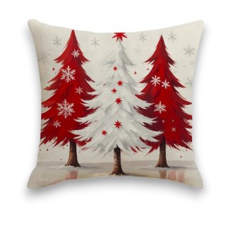 Poszewka na poduszkę 45 x 45 cm motyw świąteczny BOHO POD243