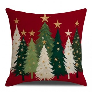Poszewka na poduszkę 45 x 45 cm motyw świąteczny BOHO POD245