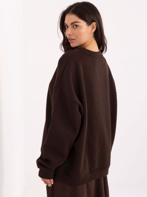 Bluza RV-BL-A1036.22 ciemny brązowy