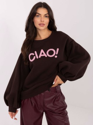 Bluza RV-BL-A1044.78 ciemny brązowy