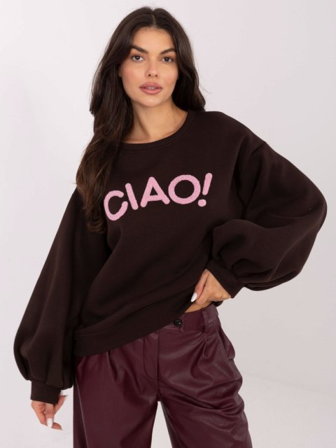 Bluza RV-BL-A1044.78 ciemny brązowy