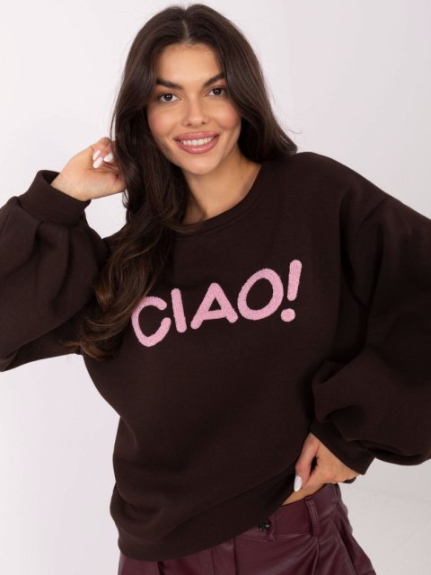 Bluza RV-BL-A1044.78 ciemny brązowy