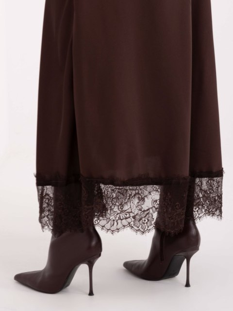 Spódnica MI-SD-4213-1.94 ciemny brązowy