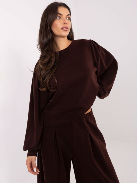 Spodnie MJ-SP-H3207.35 ciemny brązowy