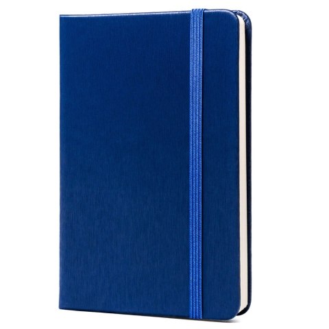 Notes w formacie A6 w granatowym kolorze zadrukowany w kropki - Peterson