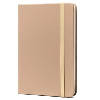Notes w formacie A6 w kolorze khaki zadrukowany w linie - Peterson