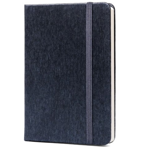 Notes w formacie A6 w szarym kolorze zadrukowany w kropki - Peterson