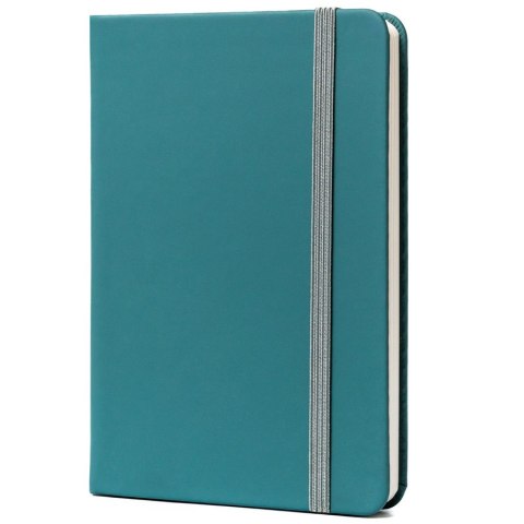 Notes w formacie A6 w zielonym kolorze zadrukowany w linie - Peterson