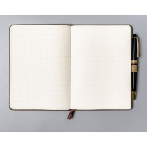 Notes w formacie B6 w kolorze khaki zadrukowany w kropki - Peterson
