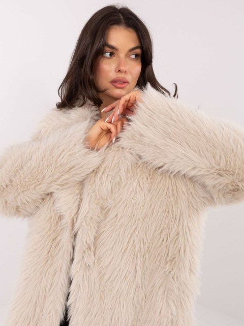 Płaszcz IF-PL-G230132.98P jasny beżowy