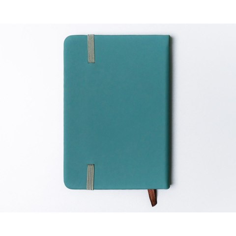 Zielony notes w formacie A6 zadrukowany w kropki - Peterson