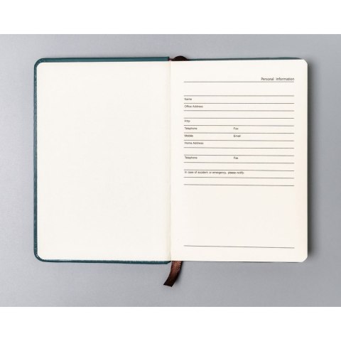 Zielony notes w formacie A6 zadrukowany w kropki - Peterson