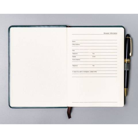 Zielony notes w formacie B6 zadrukowany w kropki - Peterson