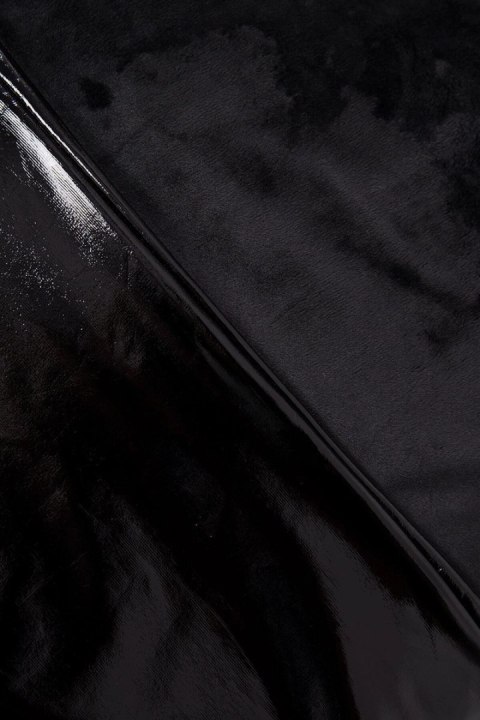 Spodnie dwuwarstwowe z welurem czarne