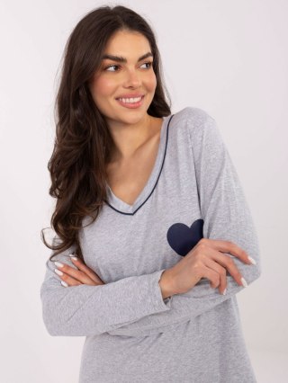 Koszula nocna DU-KN-FP-102.59 szary L