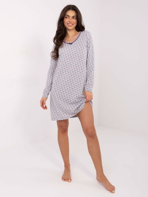 Koszula nocna DU-KN-FP-104.26 szary L