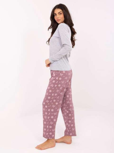 Piżama DU-PI-FP-001.48 szary XL