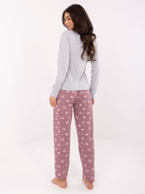 Piżama DU-PI-FP-001.48 szary XL