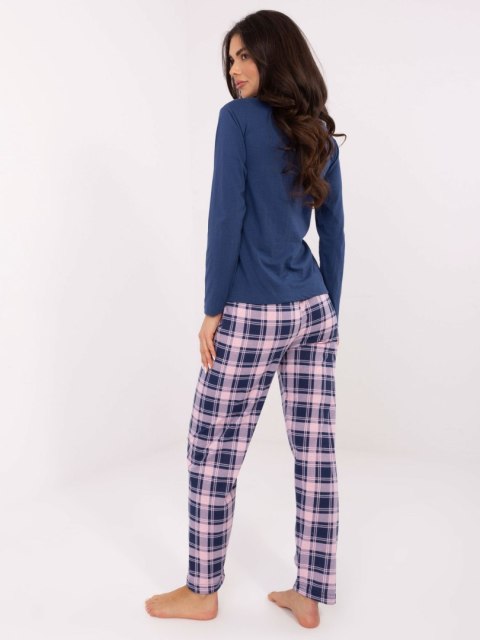 Piżama DU-PI-FP-004.03 ciemny niebieski L