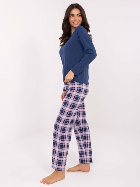 Piżama DU-PI-FP-004.03 ciemny niebieski XL