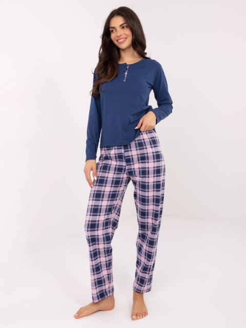 Piżama DU-PI-FP-004.03 ciemny niebieski M