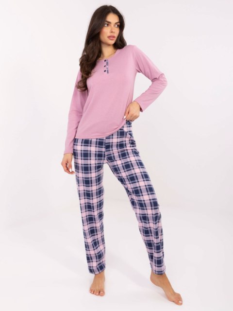 Piżama DU-PI-FP-004.03 ciemny różowy L