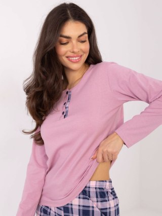 Piżama DU-PI-FP-004.03 ciemny różowy M