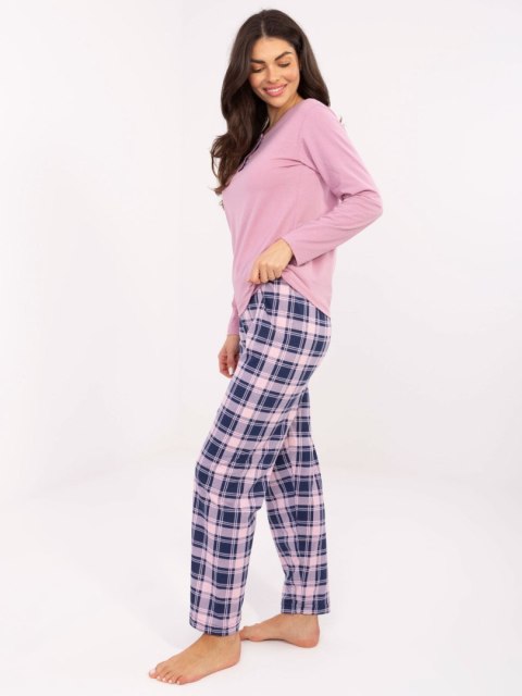 Piżama DU-PI-FP-004.03 ciemny różowy M