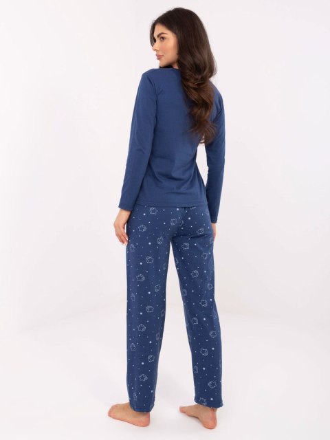 Piżama DU-PI-FP-005.61 ciemny niebieski XL