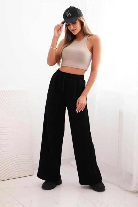 Stylowe spodnie damskie casual czarne – Stylowy Wieszak