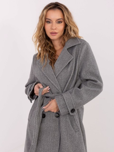 Stylowy płaszcz MAYA z paskiem – modna stylizacja jesienna