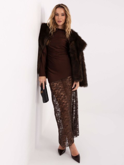 Sukienka maxi brązowa ITALY MODA – Stylowy Wieszak