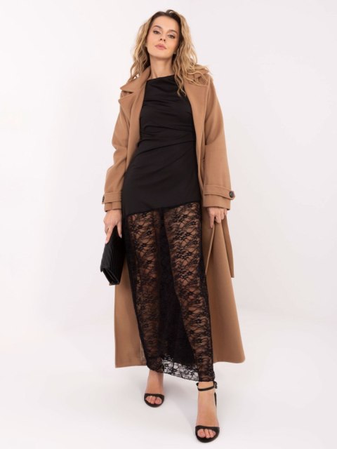 Sukienka maxi z koronką czarna – Stylowy Wieszak