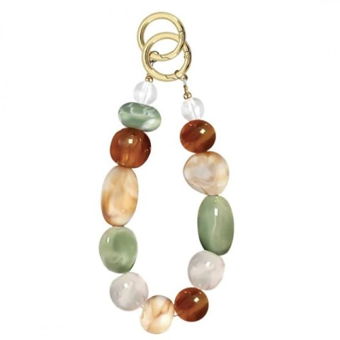 Brelok do kluczy z koralikami i ozdobnymi kamieniami BRL375