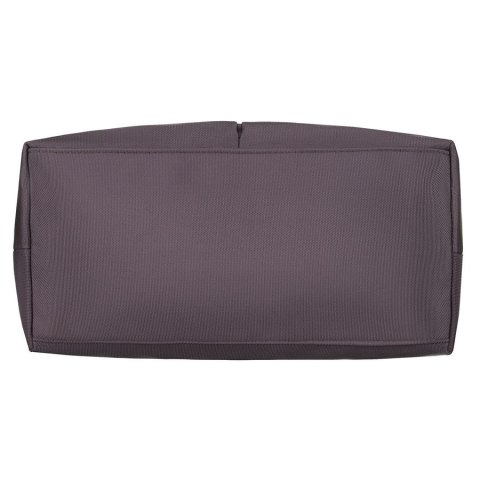 Jednokomorowa shopperka damska z poliestru w szarym kolorze wyposażona w dopinany, regulowany pasek - Peterson