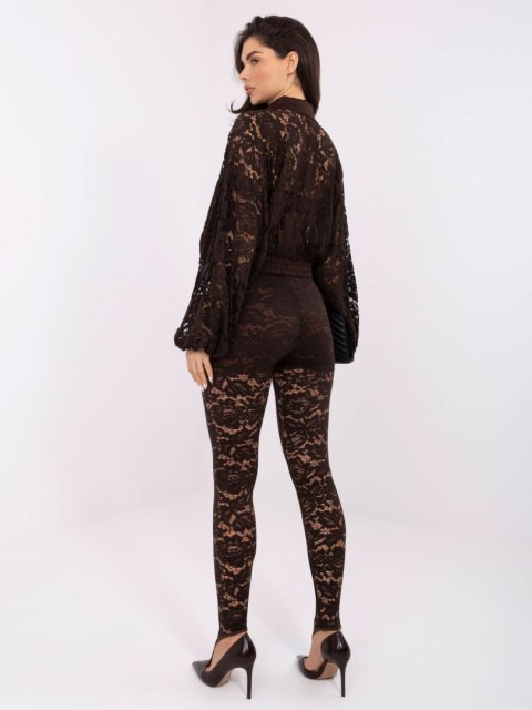 Koszula MI-KS-C239.78 ciemny brązowy