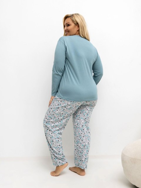 Piżama DU-KN-FP-502.97 ciemny miętowy 2XL