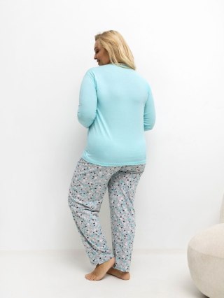 Piżama DU-KN-FP-502.97 mietowy 2XL