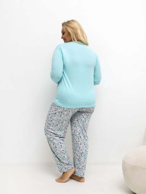 Piżama DU-KN-FP-502.97 mietowy 2XL