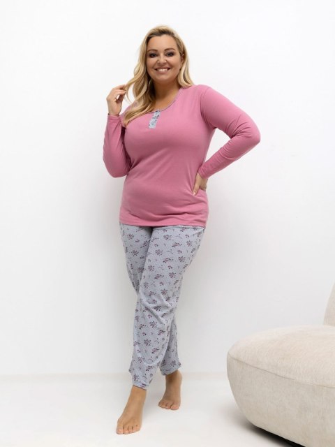 Piżama DU-PI-FP-501.22 różowy 2XL