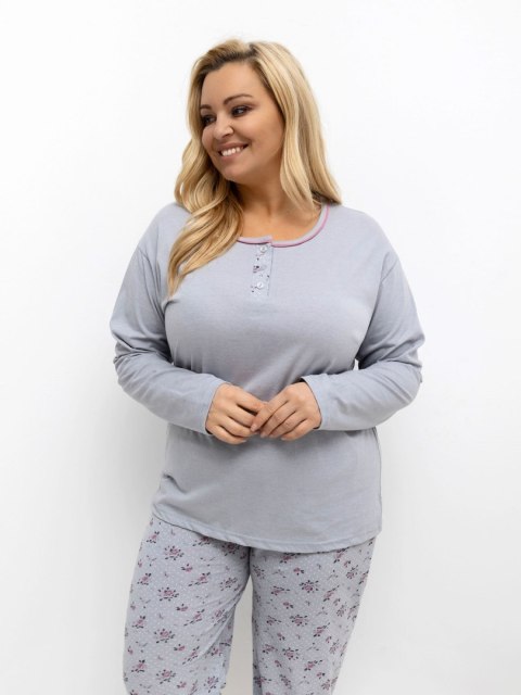 Piżama DU-PI-FP-501.22 szary 4XL