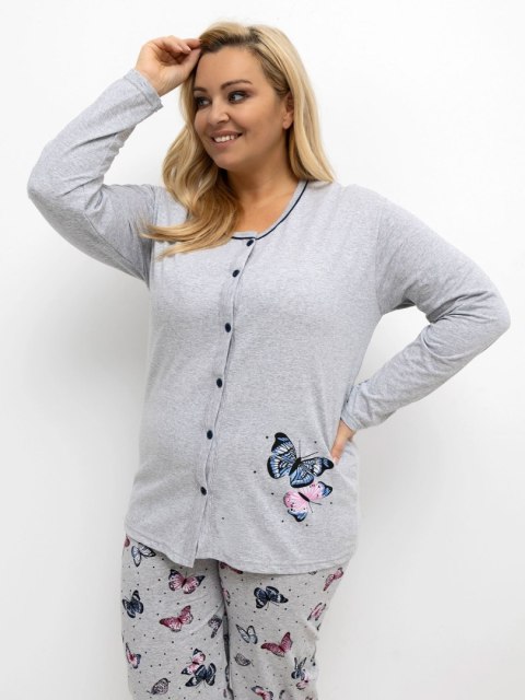 Piżama DU-PI-FP-504.17 szary 2XL