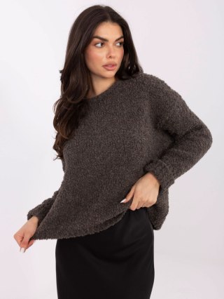 Sweter MI-SW-WK32601.19 ciemny szary