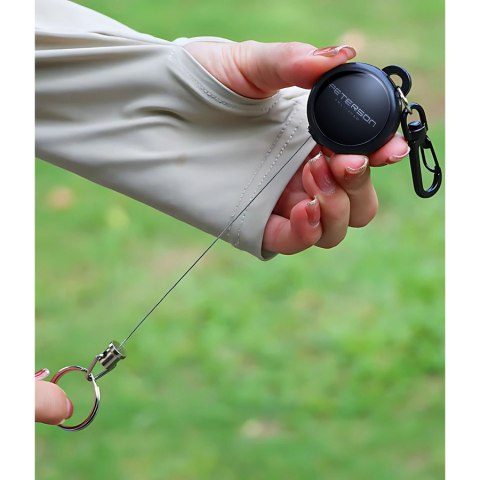 Brelok-retraktor do kluczy z wysuwaną linką - Peterson